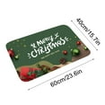 thumbnail image 3 of SDJMa Merry Christmas Welcome Doormat, Non-Slip Washable Christmas Tree Ball Santa Claus Print Door Mat, Xmas Decorative Rugs for Indoor Outdoor Entrance Living Room Bedroom Home Decor, 16 x 24 Inch, 3 of 8