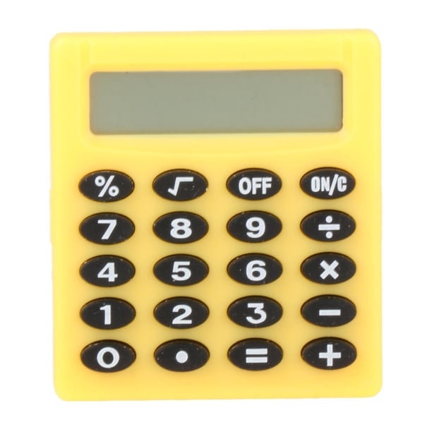 Calculadora Electrónica Científica Jinwen Amarillo 8 Dígitos Educativa