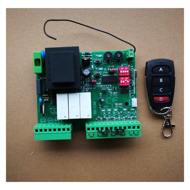 Gate Motor Controller Circuit Board Electronic Card For Sliding Gate Opener 220v AC Model 433.92Mhz ,Easy to Install