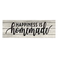 Happy Is Homemade Cartello In Legno Farmhouse Chic – Scritta Bianca 15,2x45,7 Cm – Prodotto USA - 4