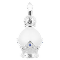 EXHUMKY Elegant Perfume Bottle Empty For Refillable Travel Bottle Essential Oil Leakproof Silver