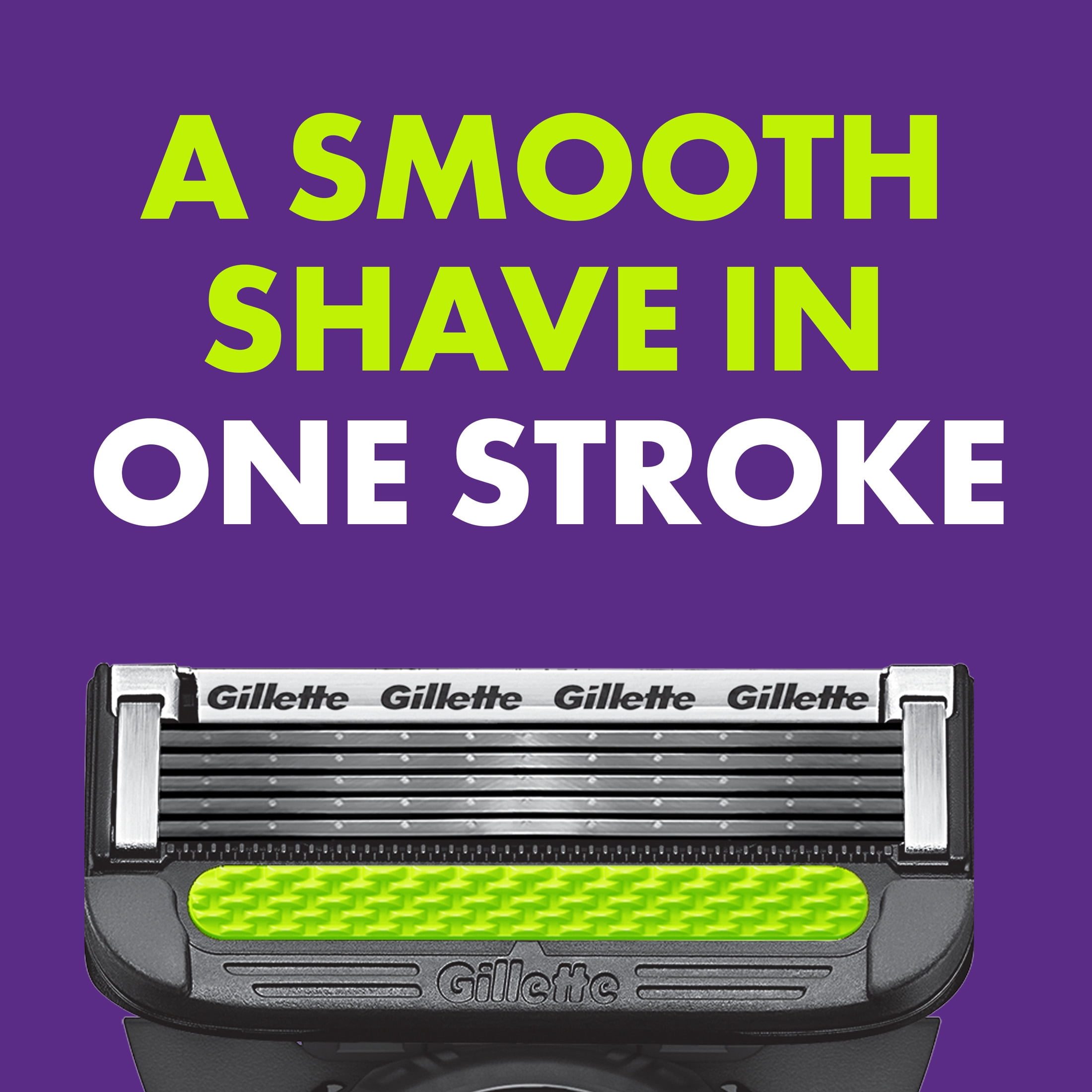 Gillette Labs Official Vikings Licensed Razor for Men, Perfect for Game Day Grooming, Gillette Labs with Exfoliating Bar, 1 Handle, 4 Blade Refills, with Magnetic Stand