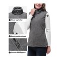 thumbnail image 4 of 33,000ft Women's Fleece Vest, Lightweight Warm Polar Soft Vests Outerwear with Zip Up Pockets, Sleeveless Jacket for Winter, 4 of 6