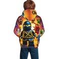 thumbnail image 2 of Ninjago Youth Sweatshirt Hoodies Fashion Teen Hooded Hoody Pullover Clothes With Pocket For Boys Girls Clothing, 2 of 8