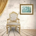 thumbnail image 3 of Grey, Jace 24x17 Gold Ornate Wood Framed with Double Matting Museum Art Print Titled - Coastal American Flag, 3 of 4
