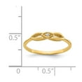 thumbnail image 3 of Solid 14k Yellow Gold VS Diamond Ring Band Size 6, 3 of 4