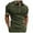 Army Green, variant on Shirts For Men Spring And Summer Fashion Loose Lapel Zipper 3D Digital Printing Short Sleeve Men'S T-Shirts