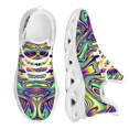 thumbnail image 1 of Zapatos de exterior transpirables de malla colorida y alucinante a la moda, zapatos casuales cómodos para correr en primavera, zapatos planos suaves, 1 of 6
