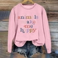 thumbnail image 5 of Christmas Sweatshirt Animal Lover Crewneck Pullover Sweater Whimsical Appreciation Cozy Soft Casual Wear For Ugly Christmas Sweater, 5 of 5