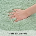 thumbnail image 4 of Alfombra Zedrew, color verde salvia, esponjosa, 120 x 180 cm, para dormitorio, 4 of 8