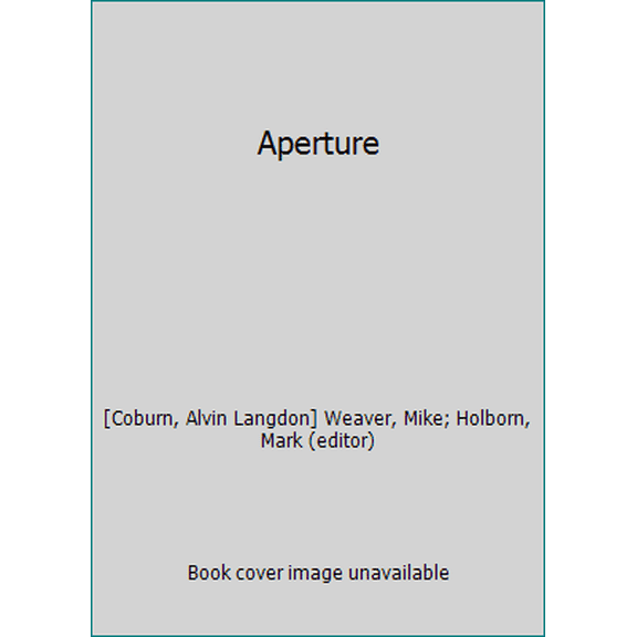 Pre-Owned Aperture (Paperback) 0893812226 9780893812225