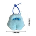 thumbnail image 4 of AYktou Lovely Plush Keychain-Cute Stuff Pendant Rabbits Ice Cream Keyring Keychain Gift for Handbag,Purse,Backpack,Car Keys, 4 of 8