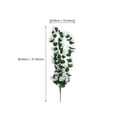 thumbnail image 2 of MLINS  4 Petals Violet Table Flowers African Violets Faux Fake Artificial Hanging Plants Green, 2 of 8