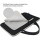 thumbnail image 4 of Housse pour Ordinateur Portable de 17.3 Pouces, Doublé d?Etoffe Quilteuse, Housse en Feutre avec Poignée pour Acer/ASUS/HP/Lenovo, Noir et Blanc Crème, 4 of 8