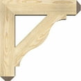 thumbnail image 3 of Ekena Millwork 4"W x 22"D x 22"H Funston Craftsman Rough Sawn Bracket, Douglas Fir, 3 of 4