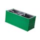 thumbnail image 4 of Organizador de escritorio portátil con múltiples compartimentos para bolígrafos y contenedores de envío Verde, 4 of 8