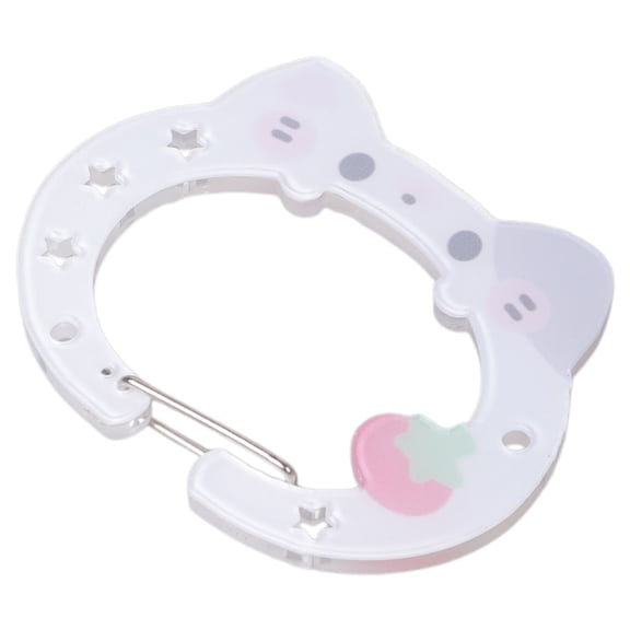 Stylish Carabiner Hook Ita Bag Decoration Buckle Keychain Pendant Handbook Charm Acrylic Keyring Accessories for Women