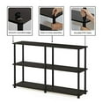 thumbnail image 4 of Furinno 99130EX/BK Turn-N-Tube 3-Tier Double Size Storage Display Rack, Espresso/Black, 4 of 5