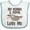 White and Blue, variant on Inktastic Nonna and Poppa Granddaughter Sloth Girls Baby Bib