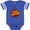 Football Blue and White, variant on Inktastic Little Brother Comic Book Boys Baby Bodysuit