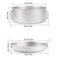 thumbnail image 4 of Riwcyla Pure Ti Pot Set 3L Pot Steaming Pan Frying Pan Camping Hanging Pot with Folding Handle, 4 of 6