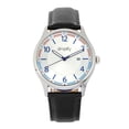 thumbnail image 1 of Simplify The 6900 Leather-Band Unisex Watch with Date, 1 of 8