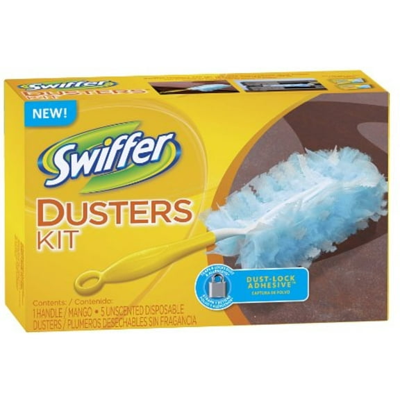Swiffer Dusters Starter Kit, Unscented, 5 Ct (2 Pack) (Bundle)