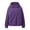 6Dark Purple, variant on lnmuld Women's Cat Dog Pouch Hoodie Oversized Waffle Knit Quarter Zip Pet Carrier Pullover Sweatshirt with Kangaroo Pocket Long Sleeve Size:3XL