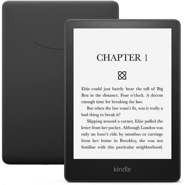 Kindle Paperwhite 6,8 8 Go E-Reader (2021) - Ensemble noir avec  pochette à fermeture éclair + adaptateur de voiture USB + stylet +  nettoyeur d'écran 