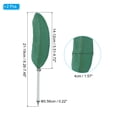 thumbnail image 2 of Uxcell 21cm/8" Pluma de bolígrafo de pluma, 2Pcs tinta pluma de ave vintage refinada, verde, 2 of 7