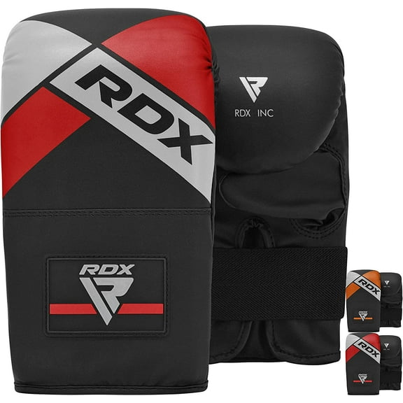 RDX Bag Gloves for Heavy Punching Training, Maya Hide Leather Punch Mitts for Boxing, Muay Thai, MMA, Kickboxing, Martial Arts, Ideal for Thai pad, Focus Pads and Double End Speed Ball Workout