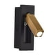 thumbnail image 1 of Aplique de pared LED para el hogar, luz de lectura para la mesita de noche, accesorio de iluminación para tiendas, blanco cálido Negro, 1 of 9