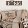 thumbnail image 6 of VHC Brands Sawyer Mill Plow Throw Pillow, Charcoal, 14x22, 6 of 7