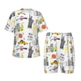 thumbnail image 1 of Balery New York Conjunto de Pijama Infantil de Manga Corta con Estampado – Ropa de Dormir de Algodón Suave-4X-Large, 1 of 6