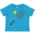 thumbnail image 3 of Inktastic Blue Tennis Racket and Ball Boys or Girls Toddler T-Shirt, 3 of 5