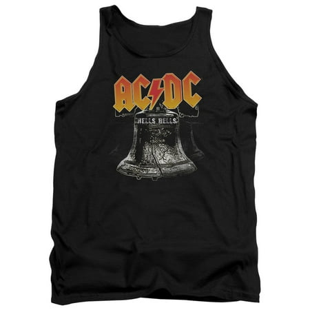 AC/DC Hard Rock Band Music Group Hell's Bells Album Cover Adult Tank Top
