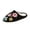 Black -AG08, variant on Domzle Cute Fuzzy House Slippers for Women Men Non-Slip Memory Foam Shoes Coffee US-9.5