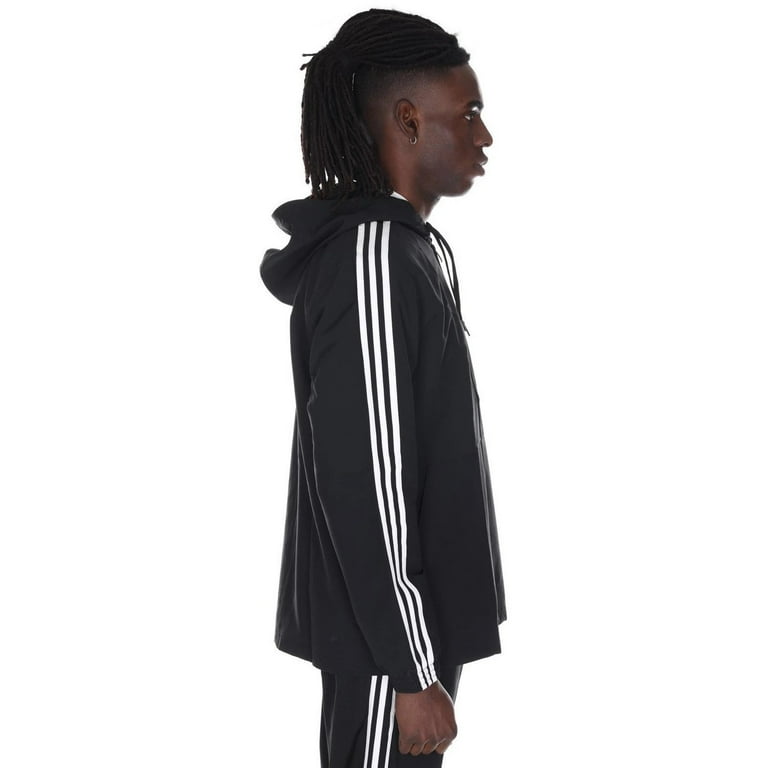 DQ3066] Mens Adidas Essentials 3-Stripes Woven Windbreaker