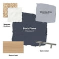 thumbnail image 2 of Glidden Cabinet Door and Trim Semi Gloss Paint, Black Flame, 1 Quart, 2 of 12