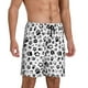 thumbnail image 2 of Fotbe Black Footprints Pantalones Cortos de Pijama para Hombre, Ropa de Dormir, Pantalones de Pijama Cortos para Hombre-Medium, 2 of 6