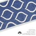 thumbnail image 5 of SussexHome Drop Design 9" X 28" Stair Treads - 150 % Cotton Anti-Slip Carpet Strips for Indoor Stairs-Easy to Install Stair Treads with Double Adhesive Tape-Safe, Extra-Grip, 15-Pack-Navy, 5 of 8