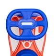 thumbnail image 5 of 2-in-1 Smart Design 12V Kids Electric Wiggle Car with LED Stream Lights, Flashing PU Wheels, Bluetooth Music, 5 MPH Speed, Triangular Stability Frame for Ages 3-8, 5 of 17