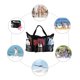 thumbnail image 3 of Bolsa de malla portátil para viajes, bolsa de playa, bolsa de almacenamiento, bolsa de red transpirable (negra), 3 of 7