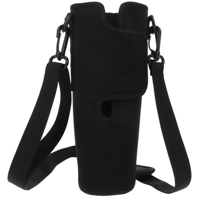 Funda para vaso, portabotellas, bolsa con correa de hombro ajustable para viajes