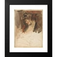 thumbnail image 2 of Wilhelmus Johannes Steenhoff 14x18 Black Modern Framed Museum Art Print Titled - The Wife of Wilhelmus Johannes Steenhoff with Her Child on the Borst (1873 - 1932), 2 of 5