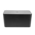 thumbnail image 1 of Power Strip Cable Management Box Organizer Plastic Cable Storage Case for Desk TV Computer USB Hub - Size S(Black), 1 of 5