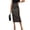 Coffee, variant on Womens Long Faux Leather Skirt Bodycon High Waist Slim Pencil Midi Skirt