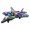thumbnail image 3 of Viflosae Boy Toy Recital Gifts for Little Girls Christmas Toys for Kids Foam Remote Control Aircraft Long Shatterproof Drone with Light Children's Remote Control Fighter Aircraft Model Toy, 3 of 5