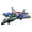 Blue, variant on Blue Blue Foam Remote Control Drone With Lights 2.4G Rc Fighter Aircraft For Kids Boys