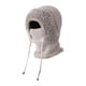 thumbnail image 1 of Pasamontañas de invierno con capucha a prueba de viento y forro polar para el cuello, ajustable para esquí para hombre gris, 1 of 9